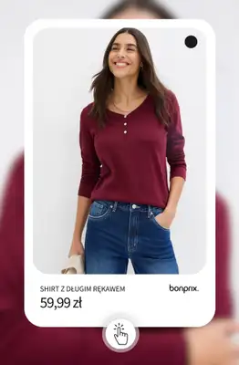 bonprix - gazetka promocyjna 15% rabatu + darmowa dostawa z KODEM! od wtorku 17.02 do czwartku 19.02 - strona 8