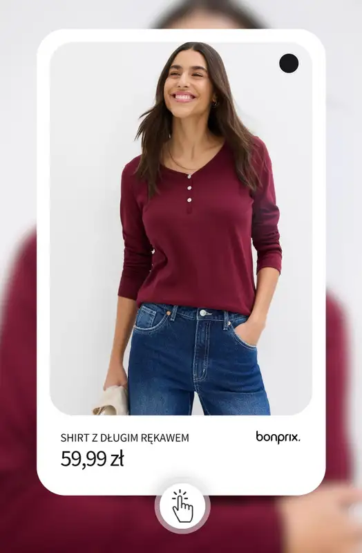 bonprix - gazetka promocyjna 15% rabatu + darmowa dostawa z KODEM! od wtorku 17.02 do czwartku 19.02 - strona 8