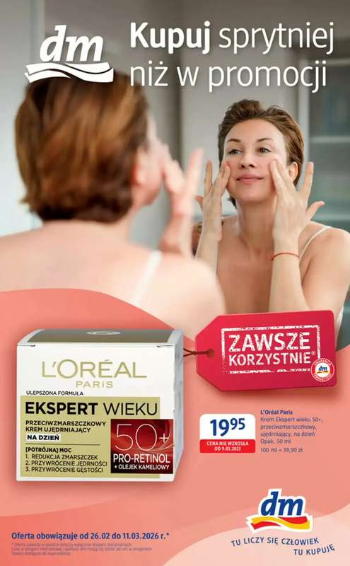 Drogerie DM - gazetka promocyjna Gazetka  do środy 11.03