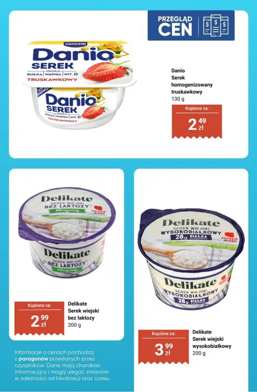 Biedronka - gazetka promocyjna Produkty mleczne - przegląd cen od czwartku 19.02 do soboty 21.02 - strona 5