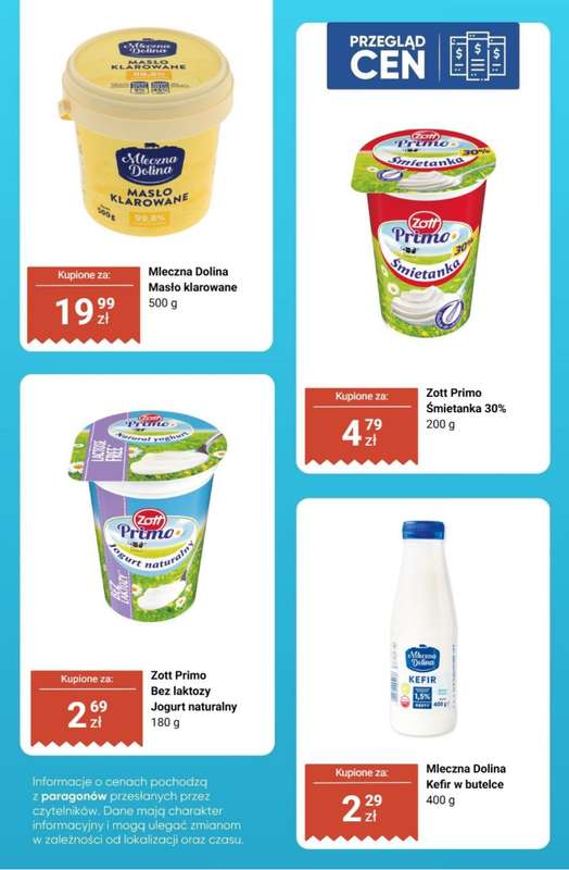 Biedronka - gazetka promocyjna Produkty mleczne - przegląd cen od czwartku 19.02 do soboty 21.02 - strona 6