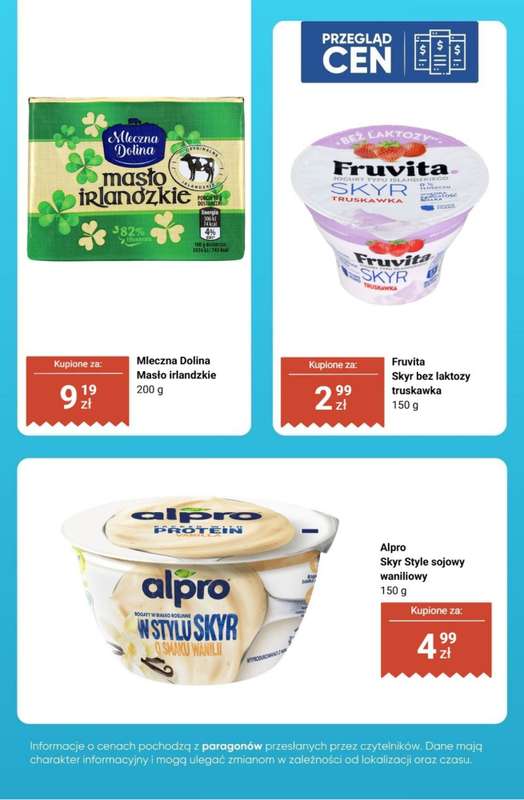 Biedronka - gazetka promocyjna Produkty mleczne - przegląd cen od czwartku 19.02 do soboty 21.02 - strona 10