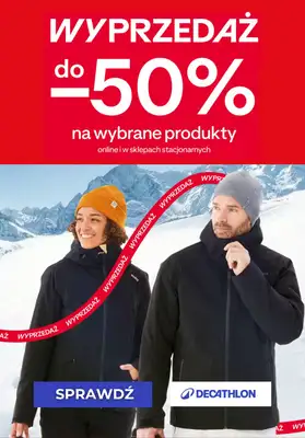 Decathlon - gazetka promocyjna Do -50% na wybrane produkty od wtorku 17.02 