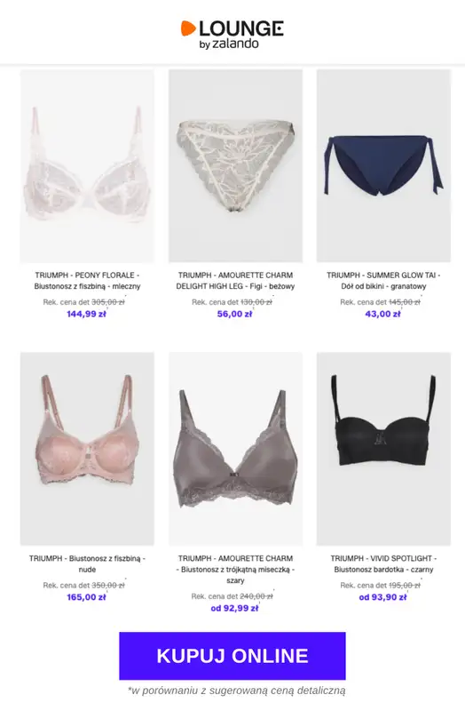 Lounge by Zalando - gazetka promocyjna Do -85% Triumph od wtorku 17.02 do czwartku 19.02 - strona 9