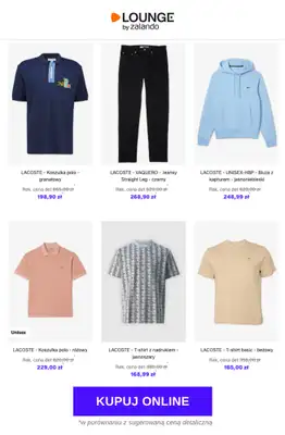 Lounge by Zalando - gazetka promocyjna Do -84% Lacoste - Mężczyźni od wtorku 17.02 do czwartku 19.02 - strona 2