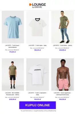Lounge by Zalando - gazetka promocyjna Do -84% Lacoste - Mężczyźni od wtorku 17.02 do czwartku 19.02 - strona 5