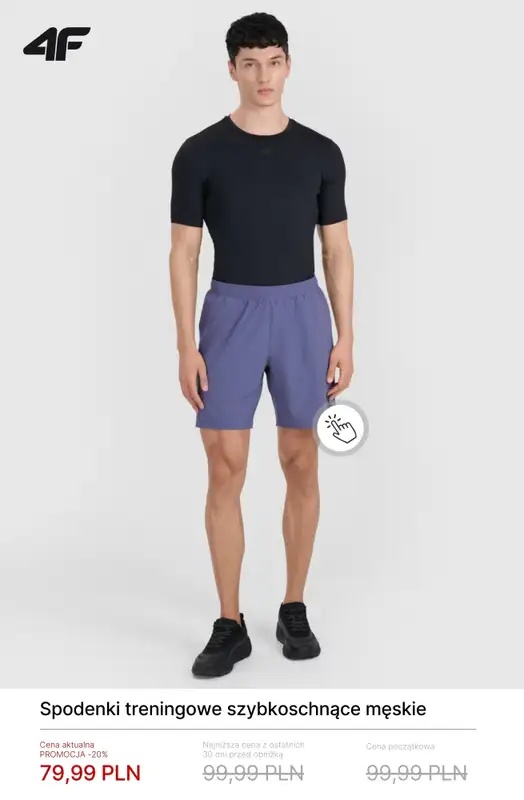 4F - gazetka promocyjna Męskie ubrania sportowe do -50% od wtorku 17.02  - strona 3