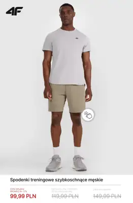 4F - gazetka promocyjna Męskie ubrania sportowe do -50% od wtorku 17.02  - strona 9