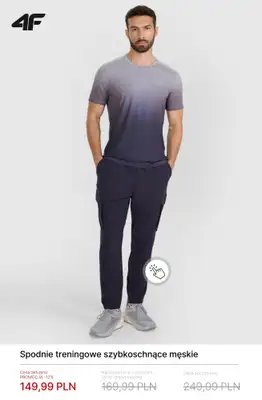4F - gazetka promocyjna Męskie ubrania sportowe do -50% od wtorku 17.02  - strona 7