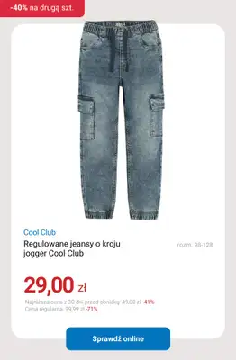 Smyk - gazetka promocyjna Bluzy, bluzki i spodnie: -40% na DRUGI PRODUKT od wtorku 17.02 do czwartku 19.02 - strona 11