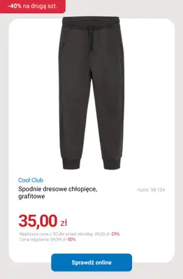 Smyk - gazetka promocyjna Bluzy, bluzki i spodnie: -40% na DRUGI PRODUKT od wtorku 17.02 do czwartku 19.02 - strona 4