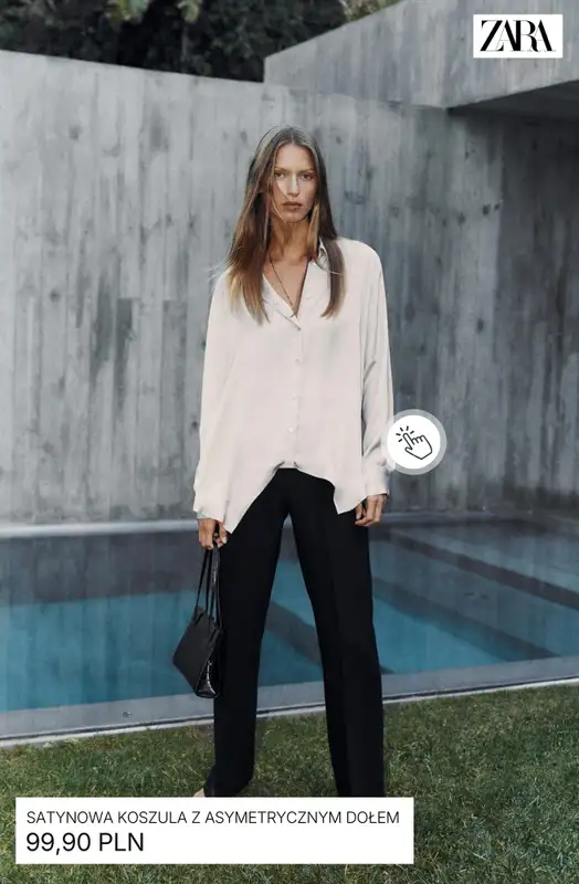 Zara - gazetka promocyjna Bluzki i koszule dla niej od wtorku 17.02  - strona 8