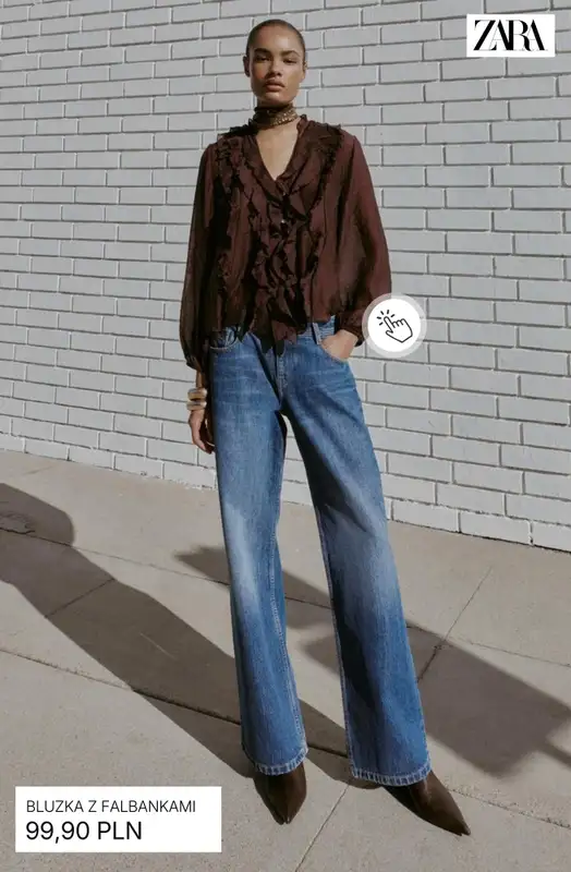 Zara - gazetka promocyjna Bluzki i koszule dla niej od wtorku 17.02  - strona 10