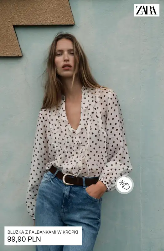 Zara - gazetka promocyjna Bluzki i koszule dla niej od wtorku 17.02  - strona 2