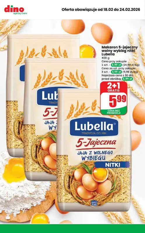 Dino - gazetka promocyjna Najlepsze promocje! od środy 18.02 do wtorku 24.02 - strona 3