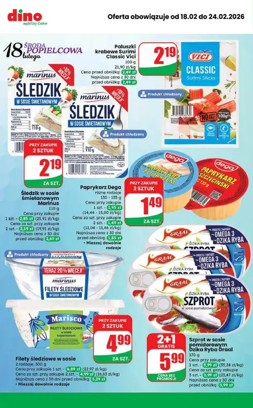 Dino - gazetka promocyjna Najlepsze promocje! od środy 18.02 do wtorku 24.02 - strona 8
