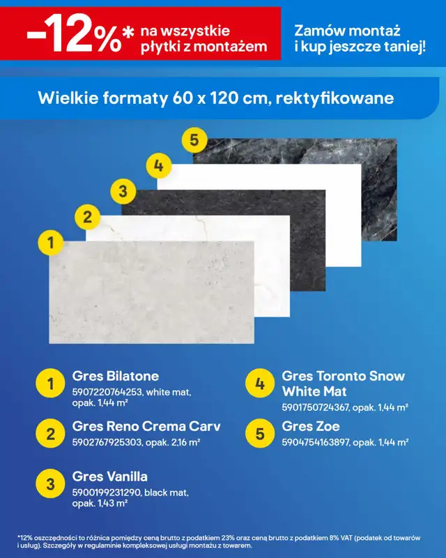 Castorama - gazetka promocyjna Gazetka Wyposażenie łazienki, gresy od środy 18.02 do wtorku 03.03 - strona 42