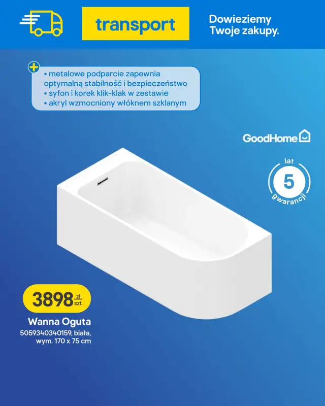 Castorama - gazetka promocyjna Gazetka Wyposażenie łazienki, gresy od środy 18.02 do wtorku 03.03 - strona 24