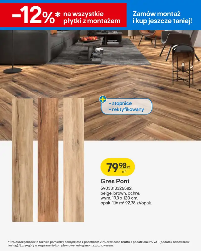 Castorama - gazetka promocyjna Gazetka Wyposażenie łazienki, gresy od środy 18.02 do wtorku 03.03 - strona 38