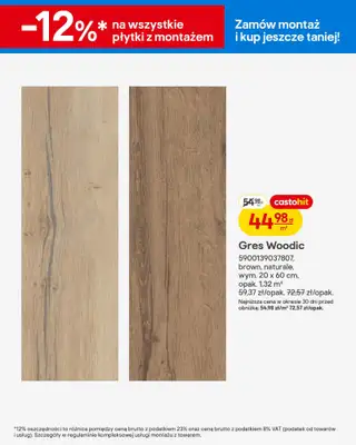 Castorama - gazetka promocyjna Gazetka Wyposażenie łazienki, gresy od środy 18.02 do wtorku 03.03 - strona 37