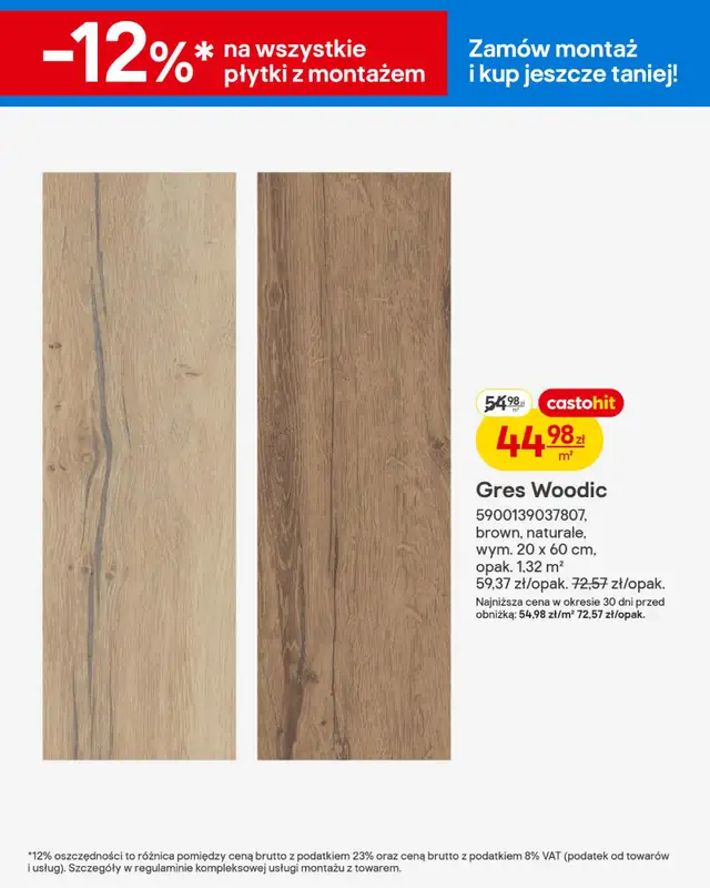 Castorama - gazetka promocyjna Gazetka Wyposażenie łazienki, gresy od środy 18.02 do wtorku 03.03 - strona 37