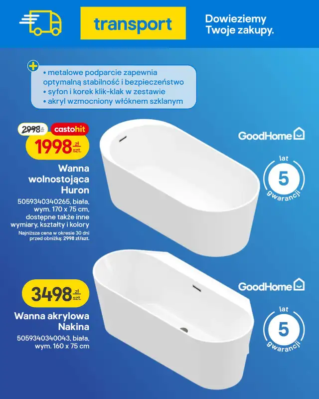 Castorama - gazetka promocyjna Gazetka Wyposażenie łazienki, gresy od środy 18.02 do wtorku 03.03 - strona 23