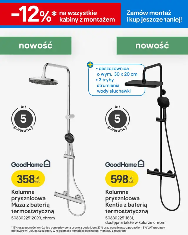 Castorama - gazetka promocyjna Gazetka Wyposażenie łazienki, gresy od środy 18.02 do wtorku 03.03 - strona 9