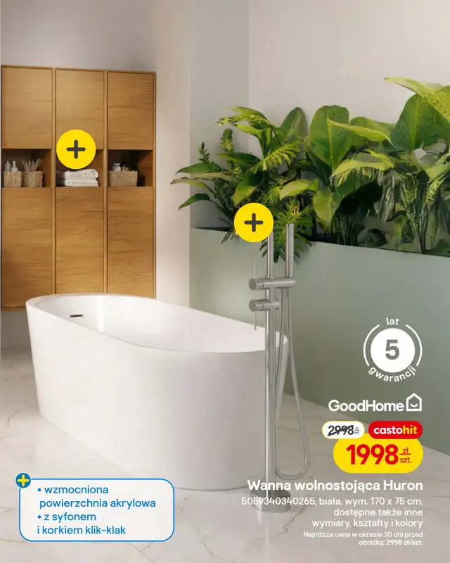 Castorama - gazetka promocyjna Gazetka Wyposażenie łazienki, gresy od środy 18.02 do wtorku 03.03 - strona 21