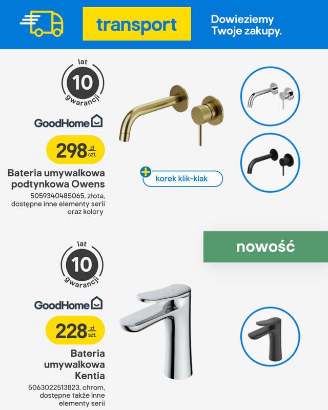 Castorama - gazetka promocyjna Gazetka Wyposażenie łazienki, gresy od środy 18.02 do wtorku 03.03 - strona 15