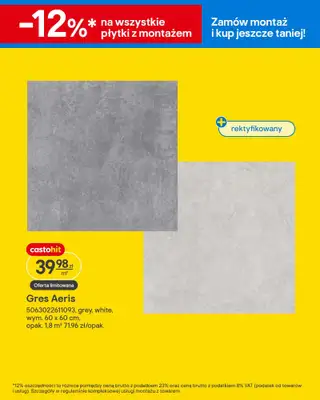 Castorama - gazetka promocyjna Gazetka Wyposażenie łazienki, gresy od środy 18.02 do wtorku 03.03 - strona 35