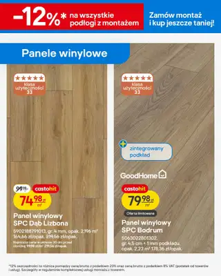 Castorama - gazetka promocyjna Gazetka Drzwi, panele, tekstylia, oświetlenie od środy 18.02 do wtorku 03.03 - strona 16