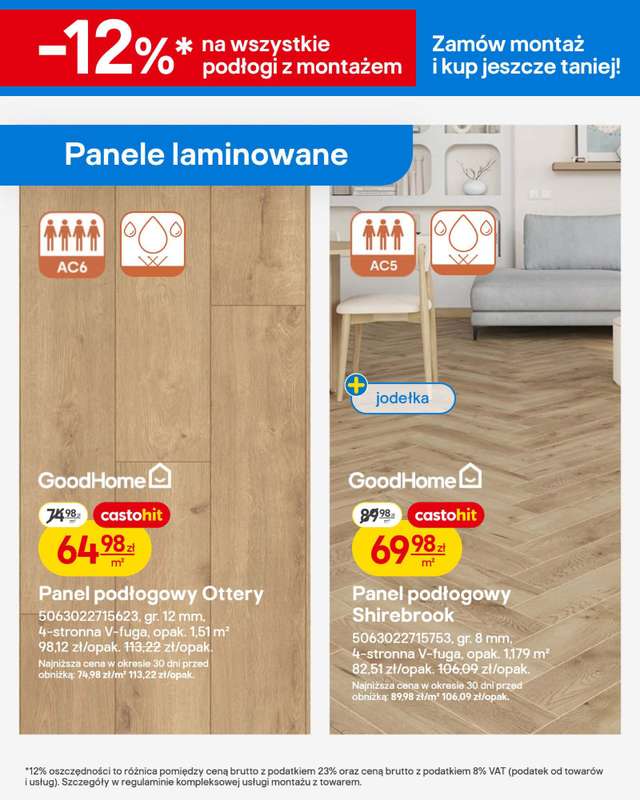 Castorama - gazetka promocyjna Gazetka Drzwi, panele, tekstylia, oświetlenie od środy 18.02 do wtorku 03.03 - strona 14