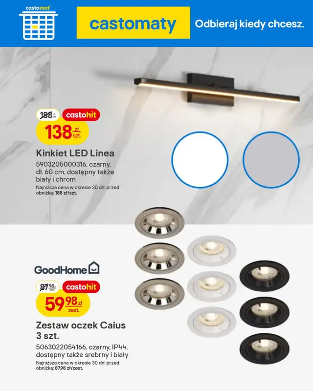Castorama - gazetka promocyjna Gazetka Drzwi, panele, tekstylia, oświetlenie od środy 18.02 do wtorku 03.03 - strona 28