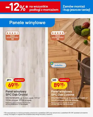 Castorama - gazetka promocyjna Gazetka Drzwi, panele, tekstylia, oświetlenie od środy 18.02 do wtorku 03.03 - strona 15