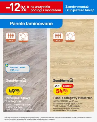 Castorama - gazetka promocyjna Gazetka Drzwi, panele, tekstylia, oświetlenie od środy 18.02 do wtorku 03.03 - strona 13