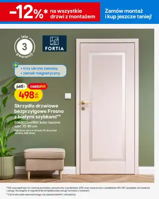 Castorama - gazetka promocyjna Gazetka Drzwi, panele, tekstylia, oświetlenie od środy 18.02 do wtorku 03.03 - strona 3