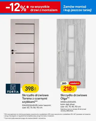 Castorama - gazetka promocyjna Gazetka Drzwi, panele, tekstylia, oświetlenie od środy 18.02 do wtorku 03.03 - strona 5