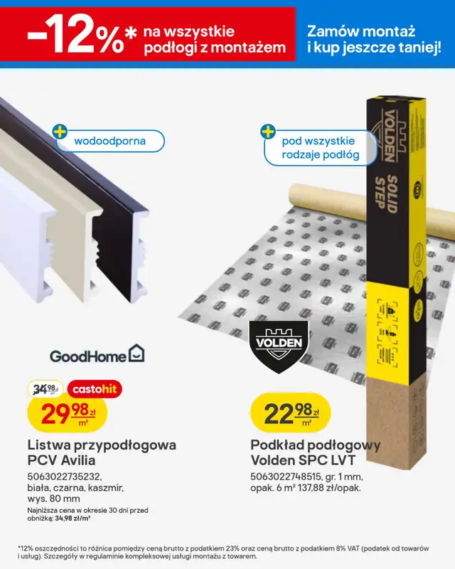 Castorama - gazetka promocyjna Gazetka Drzwi, panele, tekstylia, oświetlenie od środy 18.02 do wtorku 03.03 - strona 18