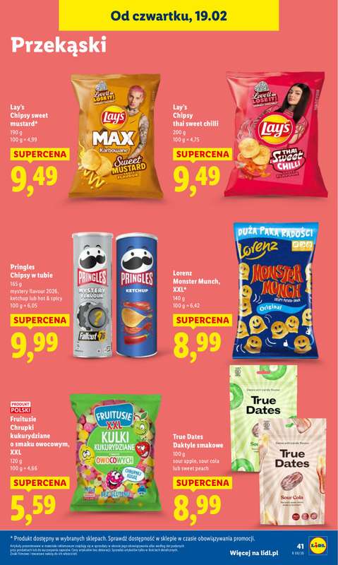 Lidl - gazetka promocyjna Oferta od czwartku od czwartku 19.02 do soboty 21.02 - strona 41