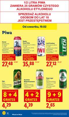 Lidl - gazetka promocyjna Oferta od czwartku od czwartku 19.02 do soboty 21.02 - strona 44