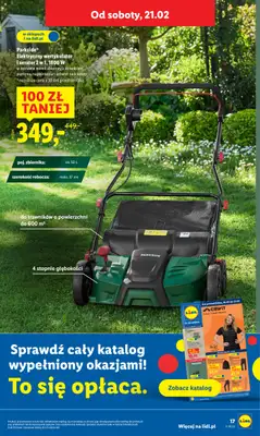 Lidl - gazetka promocyjna Oferta od czwartku od czwartku 19.02 do soboty 21.02 - strona 17