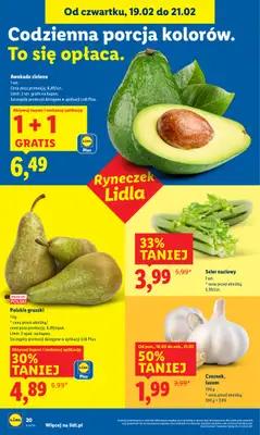 Lidl - gazetka promocyjna Oferta od czwartku od czwartku 19.02 do soboty 21.02 - strona 20