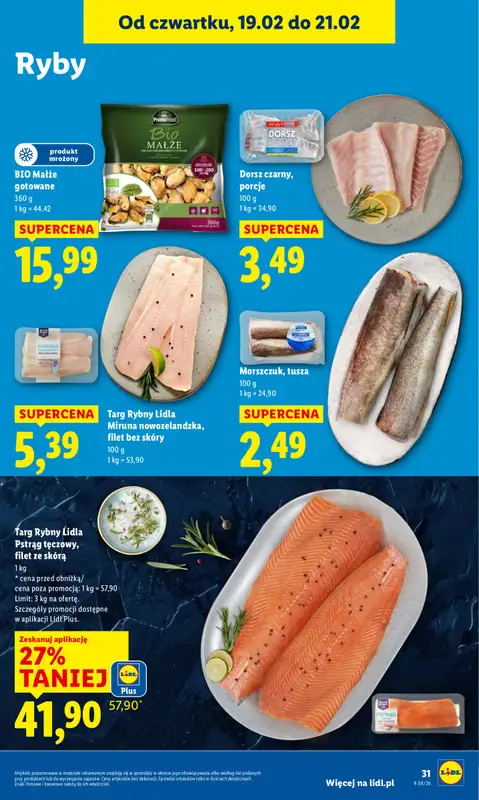 Lidl - gazetka promocyjna Oferta od czwartku od czwartku 19.02 do soboty 21.02 - strona 31