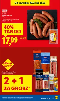 Lidl - gazetka promocyjna Oferta od czwartku od czwartku 19.02 do soboty 21.02 - strona 5