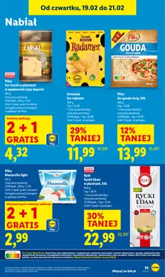 Lidl - gazetka promocyjna Oferta od czwartku od czwartku 19.02 do soboty 21.02 - strona 29