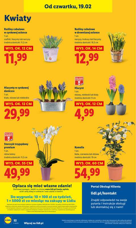 Lidl - gazetka promocyjna Oferta od czwartku od czwartku 19.02 do soboty 21.02 - strona 52