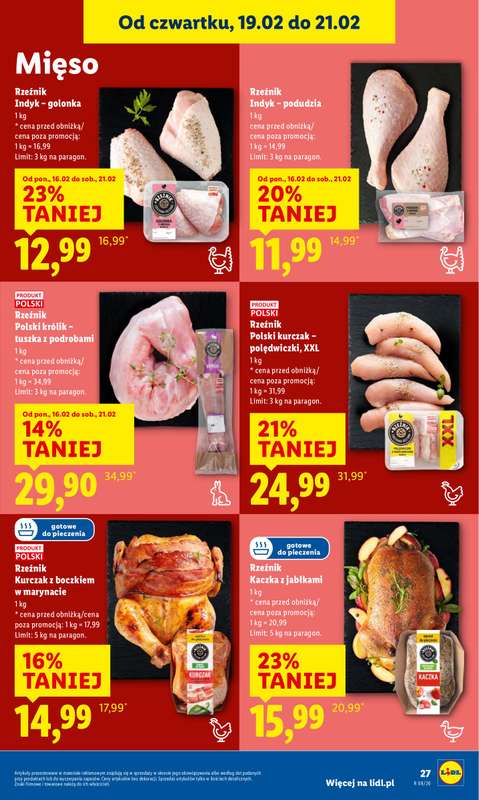 Lidl - gazetka promocyjna Oferta od czwartku od czwartku 19.02 do soboty 21.02 - strona 27