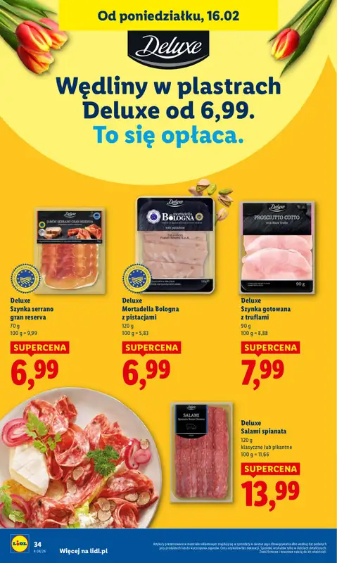 Lidl - gazetka promocyjna Oferta od czwartku od czwartku 19.02 do soboty 21.02 - strona 34