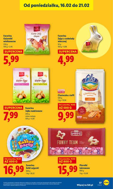 Lidl - gazetka promocyjna Oferta od czwartku od czwartku 19.02 do soboty 21.02 - strona 37