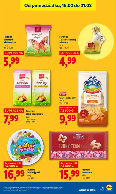 Lidl - gazetka promocyjna Oferta od czwartku od czwartku 19.02 do soboty 21.02 - strona 37